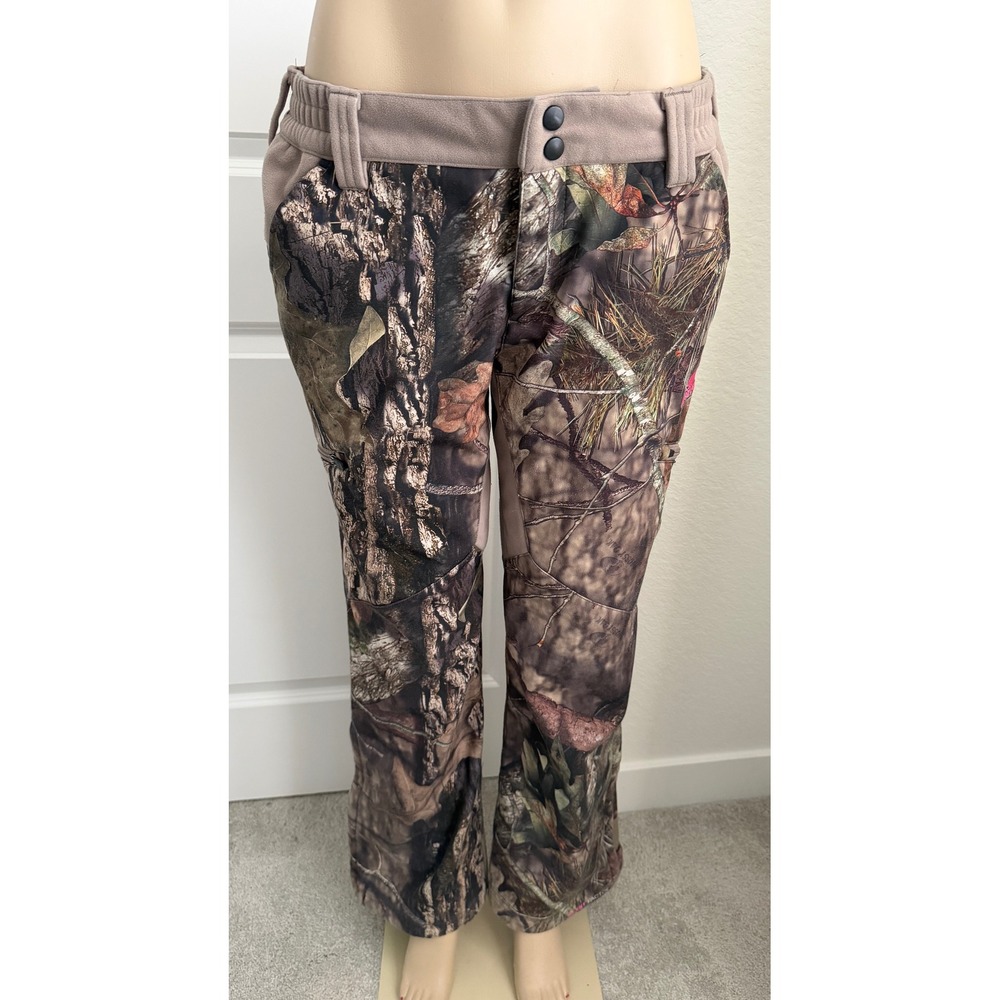 Mossy Oak Women Camo Scent Factor Fleece Lined Hunting Pants Break-Up Country